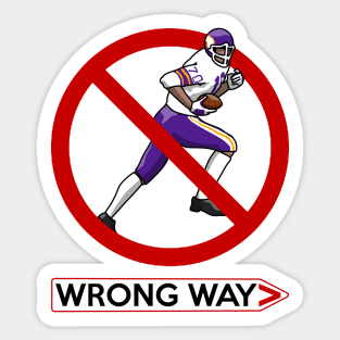 Wrong run marshall Sticker